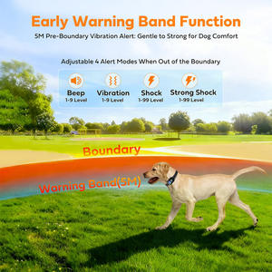 Collar de Adiestramiento para Perros con Cerca Electrónica 2 en 1, Rastreo GPS + Cerca Invisible + Control por Aplicación, Control de Ladridos, Recargable, 25-2133m, IP67 - Product Image 4