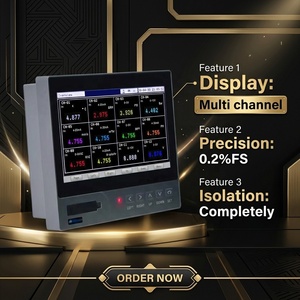 Mpr5000se 12-channel Super-thin Digital 7'' Tft Color Lcd Touch Screen Paperless <b>Data</b> <b>Temperature</b> Recorder Usb/ethernet Oem Ip50 - Product Image 2
