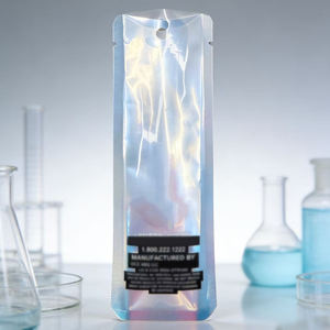 Sachets personnalisés avec logo, sacs à trois soudures latérales, pochette pour pinceaux cosmétiques, emballage jetable avec trou - Product Image 6