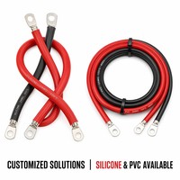 Câble de batterie de qualité marine 2 4 AWG, fils en cuivre étamé, résistant à la corrosion, câble en silicone pour bateau, yacht, moteur de pêche à la traîne, UPS 600V
