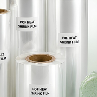 Film rétractable POF durable et sûr pour l'alimentation, largeur de rouleau personnalisée, entrepôt à l'étranger pour l'emballage de vaporisateurs corporels - Vente chaude