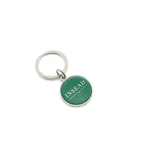 Metal Factory Price Trolley Token Shopping Car Logo Token Coin Holder Keychains Trolley Key Chain Pound Coin Holder