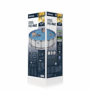 <span class=keywords><strong>Bestway</strong></span> 56462 18 Pies x 48 Pulgadas Piscinas Redondas Elevadas de Acero Easy Set Steel Pro MAX para Exteriores - Conjunto de Piscina con Marco - Product Image 6