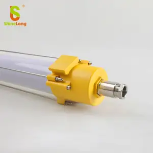 Baterai darurat IP66 Linear lampu tahan ledakan untuk zone 2 ATEX menandai: Ex ll 3G Ex ec Epson T5/T6 Gc