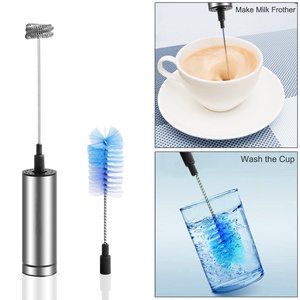 Mini mousseur à lait électrique à piles, fouet à café, mélangeur à main pour mousse de lait, disponible en CE, FCC et RoHS - Product Image 5