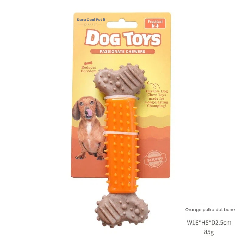 Orange dotted bones