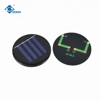 Panneau solaire époxy résistant aux intempéries 0,23W, mini-chargeur solaire 2V en gros, couverture solaire pour camping-car ZW-Di64.5-2V