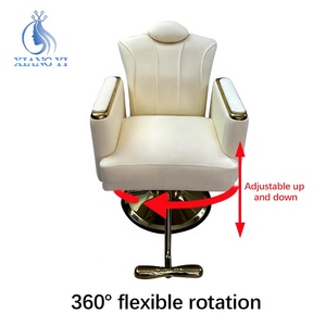 Sillón de Barbería Hidráulico Ajustable y Giratorio para Salón de Belleza - Product Image 4