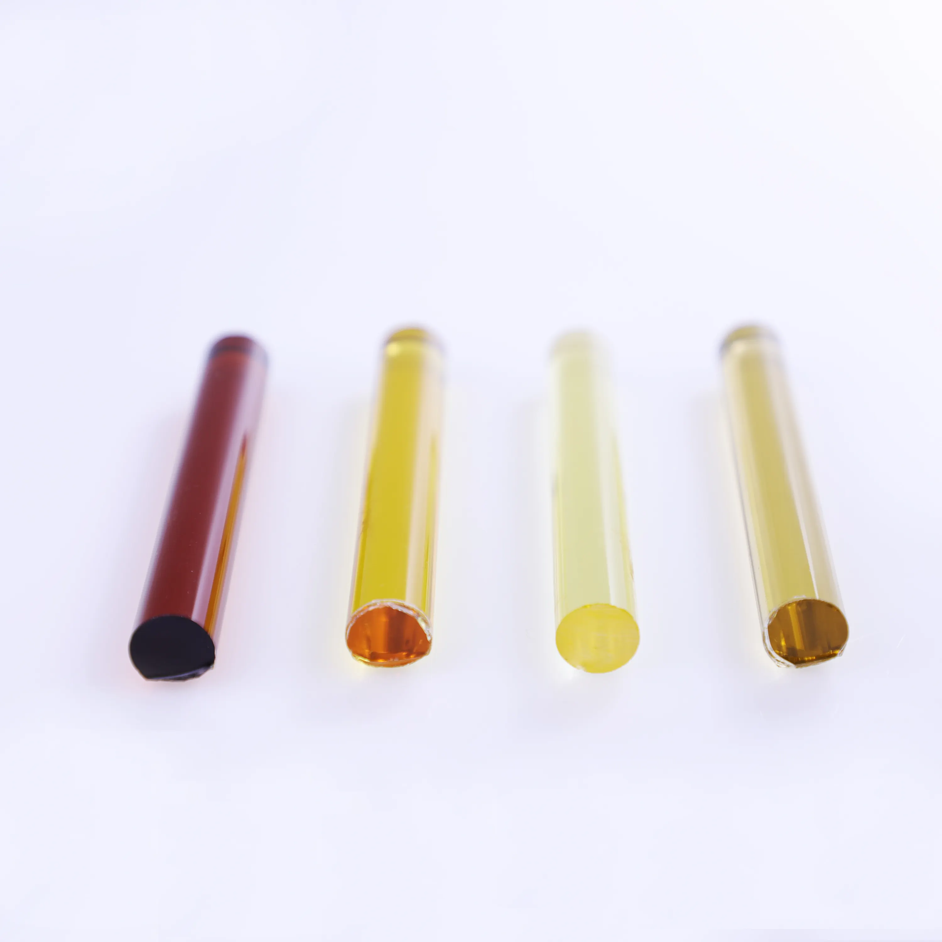 Huailai Good Reputation Factory direct sales 24 colors borosilicate COE 3.3 colored glass rod