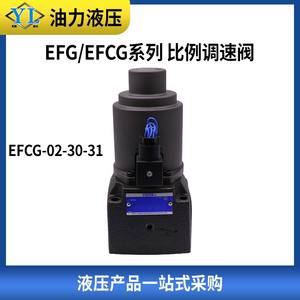 Válvula de Control de Velocidad Proporcional Hidráulica de Solenoide Unidireccional EFG/EFCG-02/03/06/10-30-31, Válvula de Flujo para Máquinas de Moldeo por Inyección - Product Image 4
