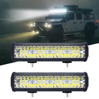 Barre lumineuse LED 3 couleurs personnalisée pour les véhicules tout-terrain et les camions éclairage LED de travail personnalisé pour les voitures