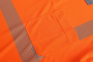 Nhanh chóng khô ẩm-Wicking thoáng khí eyebird người đàn ông polo Áo sơ mi <span class=keywords><strong>Hi</strong></span> <span class=keywords><strong>VIS</strong></span> dài tay áo t Áo sơ mi ANSI/isea 107-2020 và En ISO 20471-2013 - Product Image 3