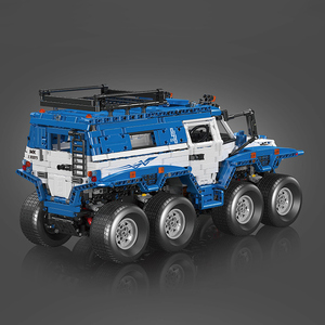 Mould <span class=keywords><strong>King</strong></span> 13089E Technologie Kits de voitures de course et ingénierie Jouet <span class=keywords><strong>Shaman</strong></span> 8x8 ATV Bleu Blocs de construction Sports Cadeaux de Noël - Product Image 4