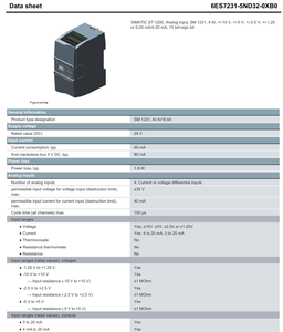 6ES7231-5ND32-0XB0 <strong>PLC</strong> <strong>Siemens</strong> <strong>SIMATIC</strong> S7-1200 Analog Input New and Original in Stock - Product Image 6