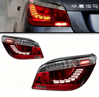 Nueva Luz Trasera Transparente E60 Serie 5 E60 2003-2010, Luz Trasera de Circulación Diurna, Ensamblaje de Luz de Freno y Direccional Modificado, 12V 6000K