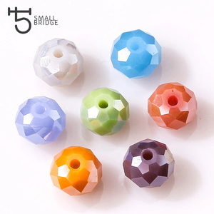 8mm Austria Rondelle Glass Beads <strong>Supplies</strong> for <strong>Jewelry</strong> Making Spacer Crystal Loose Beads for Weaving Ladies' Handbag - Product Image 2