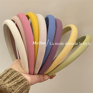 Diadema blanqueadora amarilla Net Celebrity Horquilla de borde ancho Temperamento Diadema de calavera alta multiusos Tocado para el cabello - Product Image 3