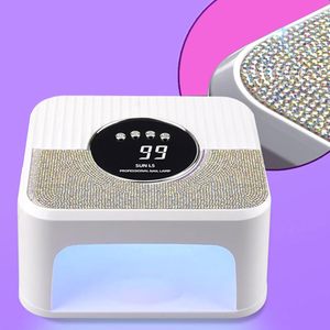Séchoir à ongles professionnel SUN L5 haute puissance 268W, lampe UV LED avec diamant pour usage en salon - Product Image 2