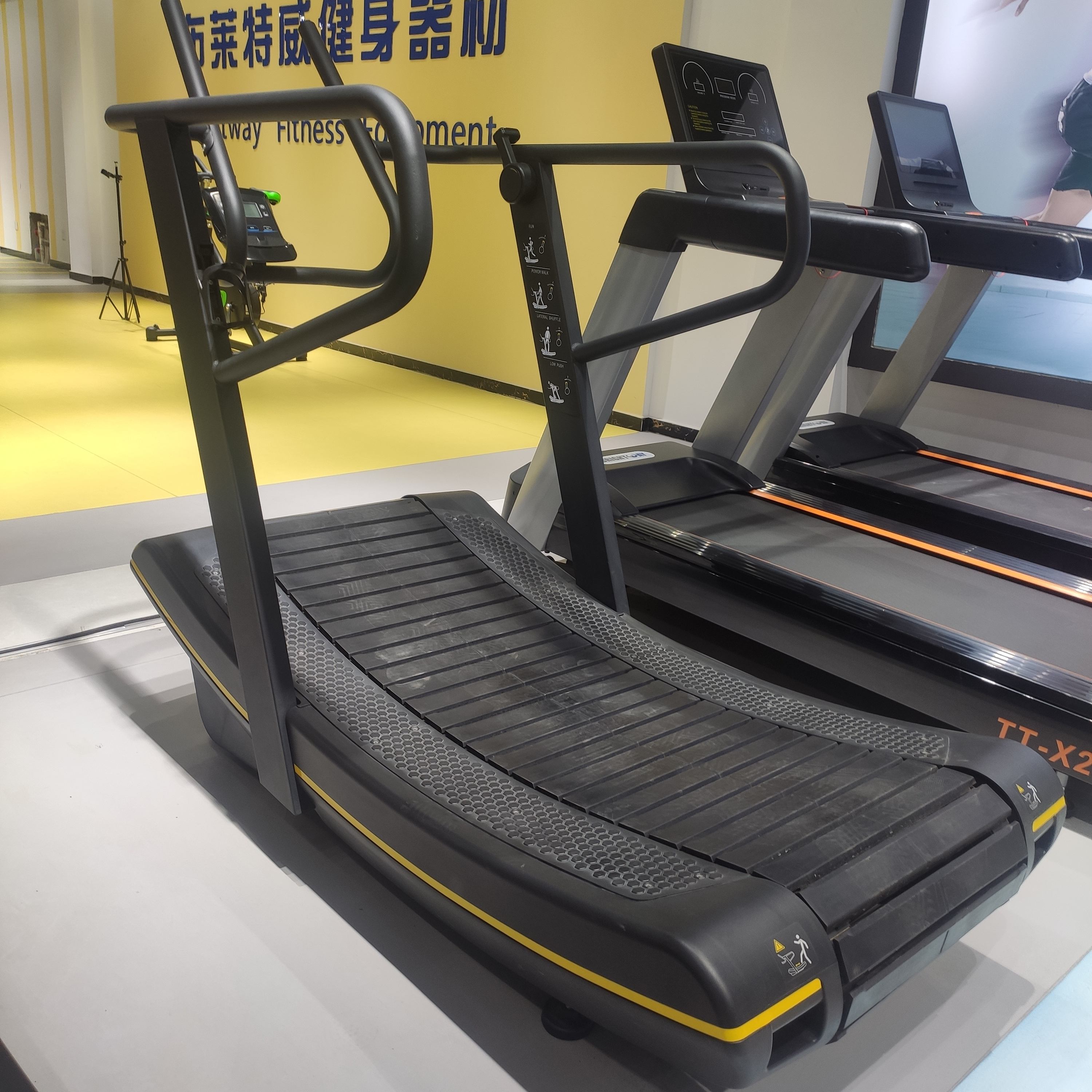 Manual Treadmill Used Gym Treadmills Curved Manual Treadmills