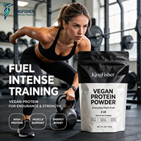 Poudre de protéines végétales purement végétalienne pour le soutien musculaire, la nutrition post-entraînement, la remise en forme, la récupération, complément alimentaire, vente en gros