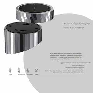 โมดูลสวิตช์อัจฉริยะ Zigbee 3.0 Tuya สำหรับ Android พร้อมรีโมทควบคุมแบบหมุนและปุ่มกด ดีไซน์สวยงาม ใช้งานได้หลากหลาย - Product Image 5