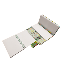 Deli — ensemble de 5 en 1, papeterie personnalisée pour ordinateur portable à spirale avec couverture rigide et stylo athlétique