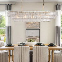 Lustre LED doré de style français pour salon, salle à manger et hall, éclairage vintage rétro de luxe