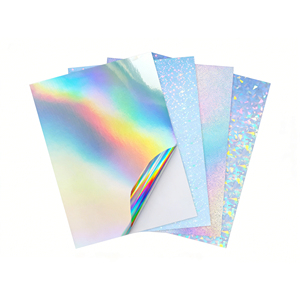 Autocollant en vinyle holographique imperméable imprimable - <span class=keywords><strong>Feuilles</strong></span> irisées <span class=keywords><strong>autocollantes</strong></span> pour imprimantes à jet d'encre - Product Image 3