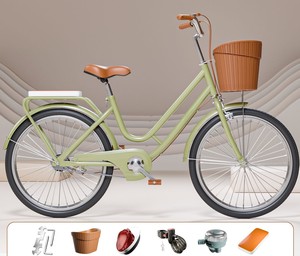Hot-Selling in Stock Ladies 24 26 Inch Retro Bicycle Female <strong>Women</strong> <strong>City</strong> Bicycle <strong>Bike</strong> Bicycle with for <strong>Women</strong> - Product Image 2