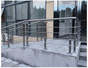 Meilleures ventes, <span class=keywords><strong>pas</strong></span> cher, acier inoxydable 304 316, main courante extérieure, balustrade de terrasse, balustre extérieur, système de poteaux de garde-corps - Product Image 3