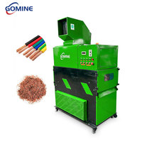 Machine de recyclage de câbles de communication et faisceaux de câblage de voitures d'occasion, broyeur-granulateur de cuivre de Gomine