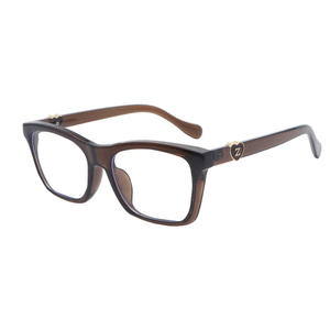 Montura de Gafas Qianai Square TR90 P3-2412, Anti Luz Azul, Montura Completa, Unisex, con Diseño de Corazón - Product Image 2