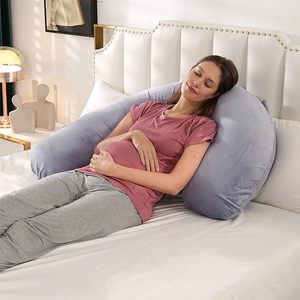 Almohada de Maternidad <span class=keywords><strong>para</strong></span> <span class=keywords><strong>Embarazadas</strong></span> con Funda Lavable y Refrescante, <span class=keywords><strong>Regalos</strong></span> <span class=keywords><strong>para</strong></span> Futuras Mamás, Almohadas de Embarazo <span class=keywords><strong>para</strong></span> Dormir - Product Image 2