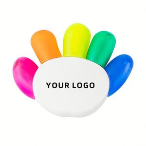 Nouveau design de stylo surligneur pour enfants d'école, coloré, mignon, kawaii, en forme d'ours - Product Image 1