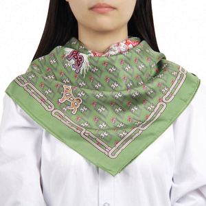 Pañuelo de Seda para la Cabeza, Diseño Cuadrado, 100% Seda Pura, para Mujer, Venta al Por Mayor, Personalizable - Product Image 6