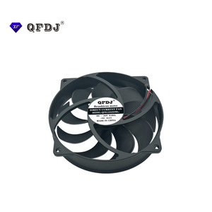 QFDJ 120x120x25mm DC <b>Fan</b> Brushless Motor Ball Bearing 2Pin Cooling <b>Fan</b> For <b>Computer</b> Electronics - Product Image 2