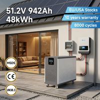 Batterie solaire LiFePO4 Docan Energy 51.2V 300Ah 600Ah 900Ah 15kWh 30kWh 50kWh, entrepôt UE/USA, livraison DDP