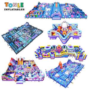 Castillo Inflable Comercial Tonle, Serie Espacio Infantil, Juegos <span class=keywords><strong>de</strong></span> Parque, Pista <span class=keywords><strong>de</strong></span> Obstáculos Inflable <span class=keywords><strong>para</strong></span> <span class=keywords><strong>Alquiler</strong></span> en Fiestas - Product Image 1