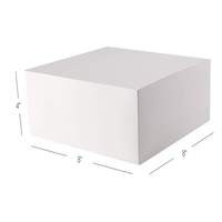 Nouvelle boîte cadeau pliable en carton blanc recyclable avec impression personnalisée, papier d'art et pelliculage mat pour bougies et parfums