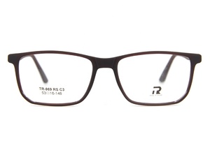 メンズ長方形アイシェイプメガネ、ファッショナブルなTR90光学アイウェアのカスタムロゴ入り - Product Image 5