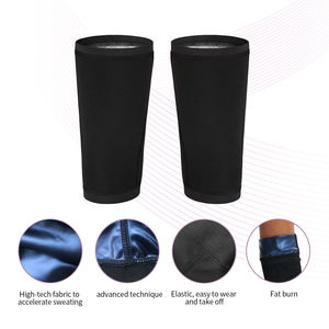 Recortador de neopreno para sauna, bandas para el sudor que atrapan el calor, <span class=keywords><strong>mangas</strong></span>, envolturas efectivas para perder grasa, 1 par - Product Image 6