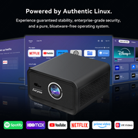 Proyector Oficial Netflix 2000CVIA 4k, Proyector de Cine en Casa con Wifi, Proyector 3D 4k, Proyector Full HD 1080P Nativo