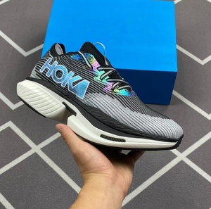 High elasticity breathable knitted sweat-absorbing carbon plate shock-absorbing professional marathon sports shoes for racing - Product Image 2