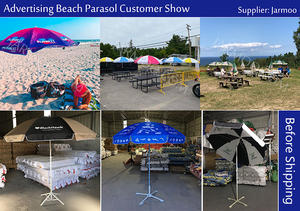 Parasol pliable Parapluie promotionnel extérieur <span class=keywords><strong>de</strong></span> <span class=keywords><strong>grande</strong></span> taille Parasol <span class=keywords><strong>de</strong></span> plage imprimé personnalisé directement <span class=keywords><strong>de</strong></span> l'usine - Product Image 4