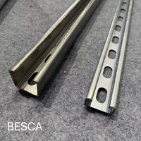 Profilé en acier perforé en forme de C de 1-5/8'' x 13/16''
