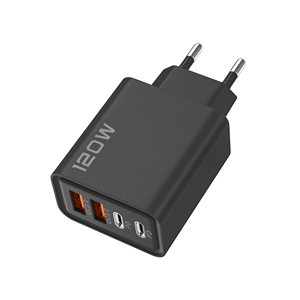 Cargador <span class=keywords><strong>USB</strong></span> tipo <span class=keywords><strong>C</strong></span> de 120W GaN, cargador de carga rápida para teléfono móvil, cargador de energía, adaptador de viaje portátil - Product Image 1
