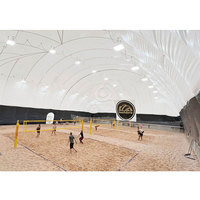 Dôme de piscine intérieur gonflable géant sur mesure, à structure pneumatique, garantie 15 ans, couleur personnalisée, sports personnalisés