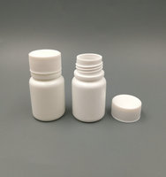 15ml PEHD blanc en plastique petites bouteilles de pilules 15cc pharmaceutique comprimé Capsule bouteille d'emballage avec bouchon à vis pour l'utilisation de la médecine