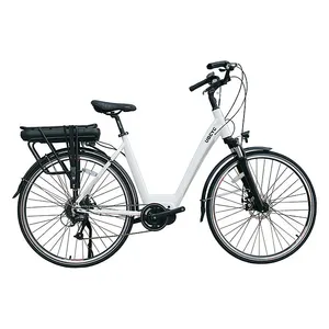 复古24英寸x1.95 12ah/ 48v锂电池电动城市自行车350w/ 48v电机电动自行车城市ebike