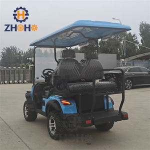 חג מולד באיכות גבוהה רחוב משפטי מועדון רכב סוללה 4x4 atvs 4 מושבים עגלת גולף חשמלית למבוגרים - Product Image 4